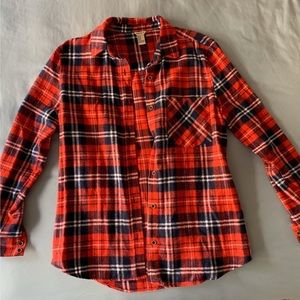 Forever 21 red/blue/white flannel